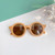 Children Boy Girl Child Kids Cute Leopard Double Color Cartoon Bear Shape Round Vintage UV400 Protection Classic Girl's Sunglasses Trend Children Boy Girl Child Kids Cute Leopard Double Color Cartoon Bear Shape Round Vintage UV400 Protection Classic Girl's Sunglasses Trend