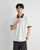 Men’s man mens petite-, tall-, plus-, size Contrast Collar Half Zip Summer Combed Cotton Soft Durable Casual Short half Sleeves turn-down collar Tee Daily Commute wfh workwear Polo Shirt Tee Top T-Shirts in apricot white with coffee-brown accent color