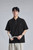 Men’s man mens petite-, tall-, plus-, size Minimalist Stag Deer Logo Embroidered Polo Shirt Summer Loose Half Zip Casual Commuter Short half Sleeve Daily Commute wfh workwear Polo Shirt Tee Top T-Shirts in black with white accent color