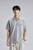 Men’s man mens petite-, tall-, plus-, size Minimalist Stag Deer Logo Embroidered Polo Shirt Summer Loose Half Zip Casual Commuter Short half Sleeve Daily Commute wfh workwear Polo Shirt Tee Top T-Shirts in Gray grey with brown accent color