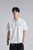 Men’s man mens petite-, tall-, plus-, size Minimalist Stag Deer Logo Embroidered Polo Shirt Summer Loose Half Zip Casual Commuter Short half Sleeve Daily Commute wfh workwear Polo Shirt Tee Top T-Shirts in white with black accent color