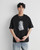 Men’s man mens petite-, tall-, plus-, size Heavyweight 220g Cotton Gradient Grid crewneck, Summer Crew Neck Loose Street Fashion Breathable Short Sleeves round O-neck Casual Pullover T-Shirt Tops T-Shirts in black with white multi accent color