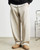 Men’s man mens petite-, tall-, plus-, size Straight Loose American Youth Casual Straight Fashion Sports Thin Style S-3XL Mid-rise Wide-leg Pants Breathable Thin Trousers in apricot