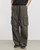 Men’s man mens petite-, tall-, plus-, size Straight Loose American Youth Casual Straight Fashion Sports Thin Style S-3XL Mid-rise Wide-leg Pants Breathable Thin Trousers in army green