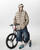 Men’s man mens petite-, tall-, plus-, size Retro patterned hooded long-sleeved shirt for men - spring/autumn new style - American casual loose-fit couple's Daily Commute wfh workwear hooded Shirt Jacket hoodie Shirts Tops in khaki with white accent color
