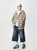 Men’s man mens petite-, tall-, plus-, size Retro patterned hooded long-sleeved shirt for men - spring/autumn new style - American casual loose-fit couple's Daily Commute wfh workwear hooded Shirt Jacket hoodie Shirts Tops in khaki with white accent color