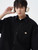 Men’s man mens petite-, tall-, plus-, size Vintage washed denim short-sleeves chest pocket  spring summer style, retro and loose-fit Japanese-style casual shirt Tops Shirts in black