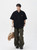 Men’s man mens petite-, tall-, plus-, size Vintage washed denim short-sleeves chest pocket  spring summer style, retro and loose-fit Japanese-style casual shirt Tops Shirts in black