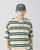 Men’s man mens petite-, tall-, plus-, size Japanese-style clothing. Trendy retro color-blocked striped loose-fitting versatile short half sleeves with drop shoulder embroidered graphic logo crewneck, Summer Crew Neck Loose Street Fashion Breathable embroidery round O-neck Casual Pullover T-Shirt Tops T-Shirts in green with multi accent color