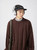 Women’s woman womens Men’s man mens Unisex Genflex Gender Neutral Genderfluid petite-, tall-, plus-, size vintage classic washed cable knit crewneck long sleeves with drop shoulder spring summer style, classic loose-fit casual round O-neck crew neck sweater Tops Sweaters in brown