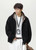Men’s man mens petite-, tall-, plus-, size Trending Light Travel Workwear Streetwear Trendy Spring Summer Fall Autumn cotton Knitted Patched “Getreal” Letter embroidered embroidery logo zipper close Pullover Heavyweight American Casual faux-layered fitness sportswear contrasting hooded design with a plaid pattern Bomber Jacket Outerwear coat outdoor camping Outwear Jackets in black with light brown checkered accent