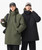 Women’s woman womens Men’s man mens Unisex Genflex Gender Neutral Genderfluid petite-, tall-, plus-, size Trending Light Travel Workwear Streetwear Trendy Spring Summer Fall Autumn hooded lined Field Jacket Outerwear coat outdoor camping Outwear Jackets in Army Green, Khaki, Black, with cream