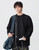 Women’s woman womens Men’s man mens Unisex Genflex Gender Neutral Genderfluid petite-, tall-, plus-, size vintage classic crewneck long sleeves with drop shoulder spring summer style, classic loose-fit casual rib patch round O-neck crew neck Sweatshirt Tops Sweatshirts in black
