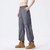 Women’s woman womens Men’s man mens Unisex Genflex Gender Neutral Genderfluid petite-, tall-, plus-, size Straight Loose American Youth Casual Straight Fashion Thin Style S-5XL Mid-rise Wide-leg Baggy Cargo Pants Breathable Thin Trousers in Gray grey