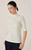 Women’s woman womens petite-, tall-, plus-, size Light Luxury High-Quality Cotton Blend Round O-neck Crewneck Short-half Sleeves with hollow-out cuff Mockneck tee T-Shirt Pullover Style tops Tees  T-shirts in white