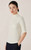 Women’s woman womens petite-, tall-, plus-, size Light Luxury High-Quality Cotton Blend Round O-neck Crewneck Short-half Sleeves with hollow-out cuff Mockneck tee T-Shirt Pullover Style tops Tees  T-shirts in white