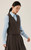 Women’s woman womens petite-, tall-, plus-, size Light Luxury High-Quality commute wfh office workwear Australian wool-blend buckle belt v-neck sleeveless blazer vest outerwear tops Outwear vests in brown