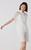 Women’s woman womens petite-, tall-, plus-, size Light Luxury High-Quality short half sleeves button close point collar semi-transparent Shirt tops Shirts in white color