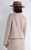 Women’s woman womens petite-, tall-, plus-, size Light Luxury High-quality Minimalist LP Knit Cashmere Blend Elegant Winter commute wfh office workwear evening party v-neck button close patch pockets sweater cardigan Jacket outwear Outerwear jackets in apricot with orange trim color