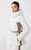 Women’s woman womens petite-, tall-, plus-, size Light Luxury High-quality Elegant Winter commute wfh office workwear evening party stand neck collar button close patch pockets hooded white goose down Jacket Coat outwear Outerwear Coats in Moonlight white with khaki beige trim color