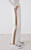 Women’s woman womens casual office workwear wfh commute petite-, tall-, plus-, size Straight Loose Youth mid-rise elastic waist wide-leg track Cargo Pants Breathable sweatpants Trousers in moonlight white with khaki beige trim color