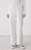 Women’s woman womens casual office workwear wfh commute petite-, tall-, plus-, size Straight Loose Youth mid-rise elastic waist wide-leg track Cargo Pants Breathable sweatpants Trousers in moonlight white with khaki beige trim color