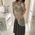 Women’s woman womens petite-, tall-, plus-, size Casual Lace Insert Summer vacation holiday getaway Backless Sexy Hollow Out H-Line Sleeveless Strapless Multi-Layered Innerwear Dress Dresses in apricot white