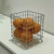 Home kitchen study room Office Desktop Multi-functional metal Storage Basket, Shelf Baskets in silver color