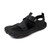 Women’s woman womens Men’s man mens Unisex Genflex Gender Neutral Genderfluid petite-, tall-, plus-, size Casual Adjustable Strap Barefoot Quick Dry Non Slip Outdoor Breathable Air Mesh Beach Water Shoes Summer Sneaker Sandals Wading Sneakers in black