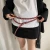 Women’s woman womens Korean design, non-perforation-free double-layer accessory belt, female niche personality, versatile hot girl style accessories belts in red