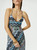 Women’s woman womens petite-, tall-, plus-, size Casual Summer vacation holiday getaway Backless Sexy v-neck H-Line Sleeveless Strapless Dress Dresses in turquoise blue multi
