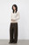 Women’s woman womens petite-, tall-, plus-, size Boho bohemian Casual Summer vacation holiday getaway woolen viscose blend Knitted Slim Vintage Long Sleeves O Neck Spliced Raw Edge tassels Female Pullovers Tees Spring Summer Autumn Fall crewneck sweater Top evening party bohemia tops in white with beige