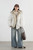 Women’s woman womens petite-, tall-, plus-, size Casual Fall Autumn Winter loose classic Vintage style Long Sleeves v-neck hooded Faux Fur Collar pockets Female white duck down field Faux Fur-Trim Puffer Jacket trimmed evening Jackets coats in white with beige