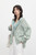 Women’s woman womens petite-, tall-, plus-, size Casual Fall Autumn Winter loose classic Vintage style Long Sleeves v-neck hooded button close Female plaid field Cotton Hood Shirt Jacket trimmed evening Jackets coats in checkered green multi pattern
