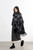 Women’s womens Casual Fall Autumn Winter loose classic Vintage style Long checkered tassels plaid shawl scarf  check scarves in black with Gray grey white accent color