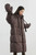 Women’s woman womens petite-, tall-, plus-, size office commute workwear grunge y2k Casual Fall Autumn Winter cold weather white Duck Down long sleeves pockets zipper close stand collar hooded puffer jacket Coats in coffee brown