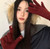 Women’s woman womens Touch Screen Compatible Woolen optionally fingerless elbow Gloves For Cold Weather Autumn/Winter Cycling in burgundy wine red
