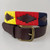 Women’s woman womens Men’s man mens Unisex Genflex Gender Neutral Genderfluid Casual Metal Buckle PU Leather Waistband geometric pattern summer holiday getaway festival party Belt Fashion belts accessories in brown with multi color