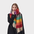 Women’s woman womens Men’s man mens Unisex Genflex Gender Neutral Genderfluid petite-, tall-, plus-, size alternate aesthetic luxury Casual Fall Autumn Winter Spring cold weather winter accessory long striped rainbow tassel scarf Fashion Tassels Scarves accessories in multi color contrast