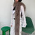 Women’s woman womens petite-, tall-, plus-, size alternate aesthetic luxury Casual Fall Autumn Winter Spring cold weather winter accessory Long Hair Scarf Solid Color Plush Shawl Winter Warm Thickened Tassel Shawl Imitation Fur Scarves Warp Women scarf Fashion bobbles New Year Gift Scarves accessories in coffee brown