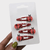 Women’s woman womens Casual 4PCS Ladybugs Hair Barrettes for Casual Formal Festival Hair Clip Women Girl Hair Styling Tool Nonslip Side pin Headdress Headwear fashion clips accessories in red with black color stripes 4-Piece Pack