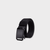 Women’s woman womens Men’s man mens Unisex Genflex Gender Neutral Genderfluid Casual Metal Buckle latch canvas Waistband solid pattern summer holiday getaway wfh commute office workwear Belt Fashion belts accessories in black