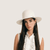 Women’s woman womens Casual high crown soft brim 100% wool summer holiday getaway evening party SoftBrim Hat Headwear fashion Retro Versatile Fedora hats accessories in white
