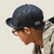 Women’s woman womens Men’s man mens Unisex Genflex Gender Neutral Genderfluid Casual summer holiday getaway festival party wfh commute office artists painter designer workwear 100% cotton Sun dome Retro flip bucket Hat Headwear Newsboy Caps fashion Versatile Berets hats accessories in dark blue