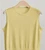 Women’s woman womens petite-, tall-, plus-, size Light Luxury High-Quality sleeveless crewneck round O-neck crew neck tank top evening party tops in yellow color