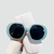 Women’s woman womens Men’s man mens Unisex Genflex Gender Neutral Genderfluid chic punk sun glasses Ladies shades Trends Summer sexy large fashion unique anywear eyewear UV Resistant Blue Light Blocking Unisex XY irregular shape round Sunglasses Glasses for woman man in teal blue