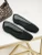 Women's Woman womens Hand-crafted breathable holed mesh ballet flats spring summer holiday getaway vacation simple elegant design genuine leather Cross Strap Slip-On Casual fashion shoes footwear in black
