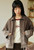Women’s woman womens petite-, tall-, plus-, size Light Luxury High-quality Elegant Gradient Washed Winter commute wfh office workwear evening party turndown neck collar button close patch pockets denim barn jacket outwear Jackets Outerwear in brown