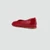 Women's Woman womens Hand-crafted breathable ballet flats spring summer holiday getaway vacation simple elegant design genuine leather round toe Slip-On Casual fashion shoes footwear in red
