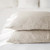 Luxury rectangular 100% pure french linen Pillowcase Living Room Bedroom France Cushion Pillows Props Gifts in natural linen beige color